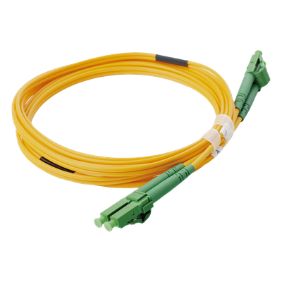 LINKEDPRO BY EPCOM LP-SM2-LCA-LCA-S2 - Jumper de Fibra Óptica / Monomodo 9/125 / LC/APC Duplex / PVC 2.0 mm / 2 m (6.56 pies) / | SIERRA STORE