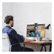 Cámara Web USB / Full HD 1080p / 30 fps / Micrófono Omnidireccional 180° / Zoom Digital 1.4x / Tapa de Privacidad | SIERRA STORE