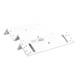 ACCESSPRO BZL1200N - Kit de Montaje Tipo Z y L / Aluminio Reforzado / L: 265x73x45 mm (10.4x2.9x1.8 in) / Z: 185x70x61 mm (7.3x2.8x2.4 | SIERRA STORE