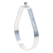 Abrazadera Tipo Pera / 6" (170 mm) / Carga 1,186 kg / Tuerca 1/2" / Monobloque Sin Tornillos / Cincado Electrolítico 5 micras | SIERRA STORE