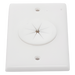 LINKEDPRO BY EPCOM LP-FP-GROM - Placa de Pared / Orificio con Grommet / Montaje Vertical / ABS Blanco | SIERRA STORE
