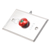ACCESSPRO APBRRLC - Botón de Parada de Emergencia / Contacto NO/NC / LED 12 VCC / Acero Inoxidable / Ø 16 mm / Placa 115 x 70 x 32 mm | SIERRA STORE