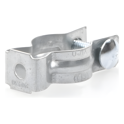 Clip para Tubo Conduit / 13 mm (1/2") / Acero Pregalvanizado / Tornillo 6.4 mm (1/4") / Separación de Superficies | SIERRA STORE