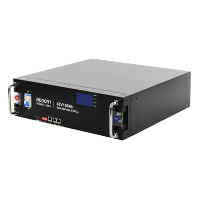 Batería de Litio de 4.8 Kwh, 48 Vcc, 100 Ah, 3U de Montaje en Rack con Pantalla de Monitoreo Local LCD | SIERRA STORE