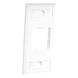 SIEMON CT2-FP-02 - Placa de Pared / 1 Puerto Acoplador / Estándar Británico 85x85mm / Color Blanco | SIERRA STORE