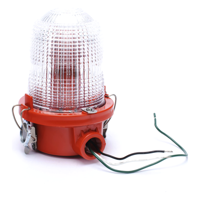 Luz de Obstáculo FAA Tipo L-810 / LED Rojo e Infrarrojo / Intensidad Baja 32.5 CD / 12W / 120-240V AC / Haz Vertical 10° / Cobertura | SIERRA STORE