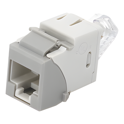 SIEMON U5-K04NS - Jack Keystone / Cat5e UTP / RJ45 / T568A-B / -10 a 60°C / Color Gris | SIERRA STORE