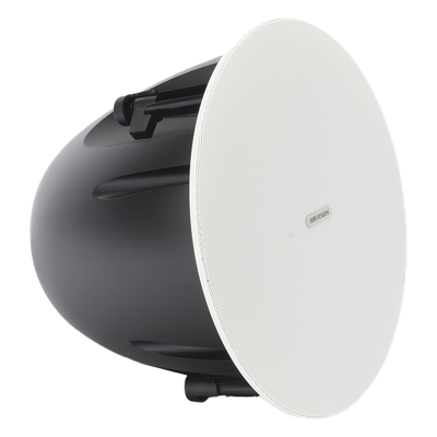HIKVISION DS-QAZ0630G1 - Altavoz de Techo / 30W / Woofer 6.5-inch + Tweeter 1.0-inch / 100V / 70V / Sin Marco / Color Blanco | SIERRA STORE