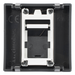 Módulo de Placa / 1 Espacio Keystone RJ45 / Guardapolvo Integrado / Acabado Grafito RAL 7021 / 45 × 45 mm / Compatible Cajas Teleblock | SIERRA STORE
