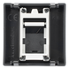Módulo de Placa / 1 Espacio Keystone RJ45 / Guardapolvo Integrado / Acabado Grafito RAL 7021 / 45 × 45 mm / Compatible Cajas Teleblock | SIERRA STORE