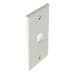 PANDUIT CFP1IW - Placa de Pared Vertical / 1 Puerto Mini-Com / Diseño Plano / 2.75 x 4.5 pulg. / Blanco Mate | SIERRA STORE