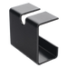 Grapa de Suspensión para Escalera Tubular / 1.5" de Peralte / 12" de Ancho / Acero al Carbón / Recubrimiento Epóxico Negro | SIERRA STORE