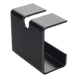 Grapa de Suspensión para Escalera Tubular / 1.5" de Peralte / 12" de Ancho / Acero al Carbón / Recubrimiento Epóxico Negro | SIERRA STORE