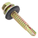 Tornillo Punta Broca / Hexagonal 6.5 x 38 mm (1/4" x 1 1/2") / Sello Montado / Caja 100 Unidades / Fijación Hermética Lámina Acanalada | SIERRA STORE