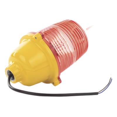 EPCOM INDUSTRIAL EI-LBIB - Estrobo LED de Obstrucción / Luz Fija Roja / 75-220 Vca / IP66 / -55°C a 70°C / 32.5 cd / 100,000 h | SIERRA STORE