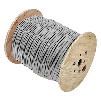 Cable de Cobre para Alarmas / 12 Conductores Calibre 22 AWG / Riser CMR CL3R FPLR / 305 m (1000 ft) / Interior / Gris | SIERRA STORE