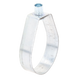Abrazadera Tipo Pera / 2" (62 mm) / Carga 288 kg / Monoblock Sin Tornillo / Cincado Electrolítico 5 micras | SIERRA STORE