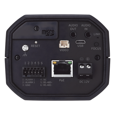 Camara Profesional 6MP con IA  / P-Iris / WDR 120dB / H.265 / Ranura SD / WiseStream II | SIERRA STORE
