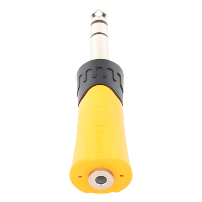 Adaptador de Audio Estéreo / 1/4" (6.35 mm) a Jack 3.5 mm / Carcasa Plástica Resistente | SIERRA STORE