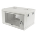 Gabinete de Pared / 6U / 19" / Profundidad 455 mm (1.49 ft) / Carga 80 kg / Acero Reforzado / Puerta Perforada / Color Blanco | SIERRA STORE