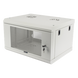 Gabinete de Pared / 6U / 19" / Profundidad 455 mm (1.49 ft) / Carga 80 kg / Acero Reforzado / Puerta Perforada / Color Blanco | SIERRA STORE