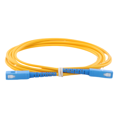 LINKEDPRO BY EPCOM LPSM3SCUSCUS2 - Jumper de Fibra Óptica / Monomodo OS2 G.652D / SC/UPC-SC/UPC / Simplex / 2 Metros (6.56 Pies) / 3mm | SIERRA STORE