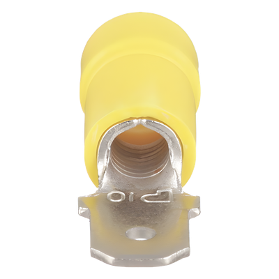 PANDUIT DV10-250M-L - Terminal de Desconexión Macho / Lengueta 6.3x0.8 mm / Cable 12-10 AWG / Paquete 50 pzas | SIERRA STORE