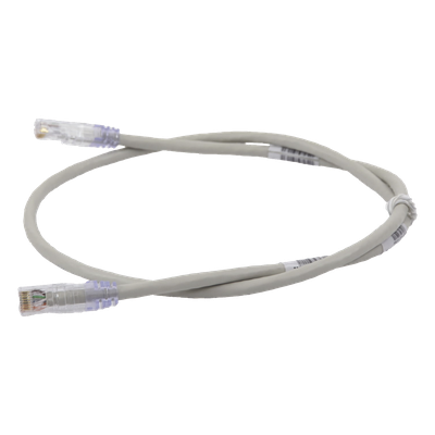 PANDUIT UTPSP3GYY - Cable de Parcheo / UTP Cat6 / 24 AWG / CM / 0.91 m (3 ft) / Gris | SIERRA STORE