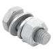 Tornillo estructural / Grado A325 / 1/2 x 1-1/2 pulg / Cabeza hexagonal / Tuerca plana / Galvanizado | SIERRA STORE