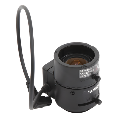 Lente Varifocal / 3-8 mm / Iris Automático DC / Día/Noche / Formato 1/3" / Ángulo Horizontal 27° a 90.8° | SIERRA STORE