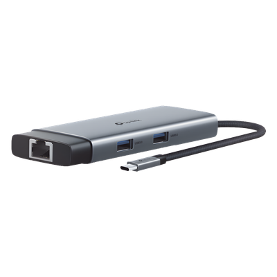 Adaptador HUB / 6 en 1 / USB-C / HDMI 4K@60Hz / Ethernet Gigabit / 100W PD / 4.65 x 1.69 x 0.56 in | SIERRA STORE