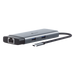 Adaptador HUB / 6 en 1 / USB-C / HDMI 4K@60Hz / Ethernet Gigabit / 100W PD / 4.65 x 1.69 x 0.56 in | SIERRA STORE