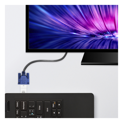 Adaptador de HDMI a VGA / 1920x1200 / Plug-and-Play / Sin Alimentación Externa | SIERRA STORE
