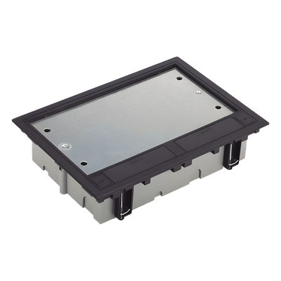 Caja de Piso Falso / 6 Módulos Dobles / Profundidad Ajustable 90-120 mm (3.54-4.72 in) / Tapa Embellecedora / IK08 / +125 °C | SIERRA STORE
