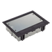 Caja de Piso Falso / 6 Módulos Dobles / Profundidad Ajustable 90-120 mm (3.54-4.72 in) / Tapa Embellecedora / IK08 / +125 °C | SIERRA STORE