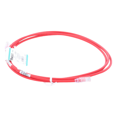 PANDUIT UTP28X7RD - Cable de Parcheo UTP / Cat6A / 28AWG / CM-LSZH / 2.13 m (7 ft) / Rojo | SIERRA STORE
