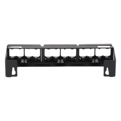 PANDUIT CWPP12WBL - Panel de Parcheo Modular / 12 Puertos / Mini-Com / Montaje en Pared / 228.6 x 44.45 x 63.5 mm / 9 x 1.75 x 2.5 | SIERRA STORE
