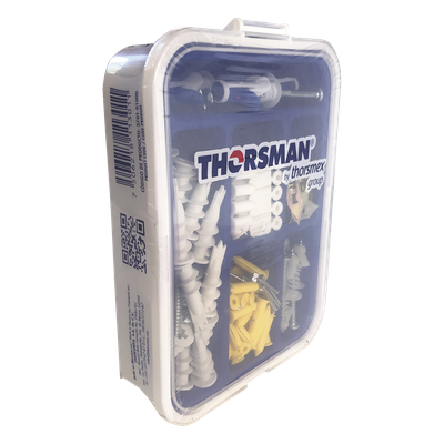 Kit de Fijación para Yeso y Tabique Hueco / 91 Piezas / Carga 5-30 kg (11.02-66.14 lb) / Temperatura -50°C a 80°C (-58°F a 176°F) / | SIERRA STORE