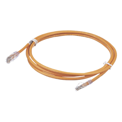 PANDUIT UTPSP7ORY - Cable de Parcheo / Cat6 / 24 AWG / CM / 2.13 m (7 ft) / Naranja | SIERRA STORE