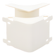 PANDUIT T45ICIW - Esquinero Interior para Canaleta / PVC Rígido / UL94V-0 / 0 a 50°C / Blanco Mate / Voz, Video, Fibra Óptica | SIERRA STORE