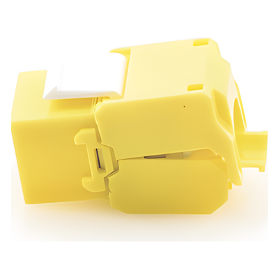 LINKEDPRO BY EPCOM LP-KJ-610-TTYE - Módulo Jack Keystone / Cat6 / Toolless / Terminación 180° / UTP / Amarillo | SIERRA STORE
