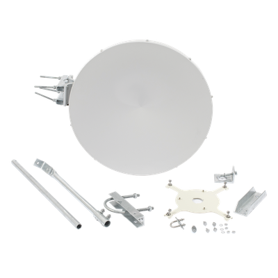 Antena Siklu de 2 pies para radios EtherHaul (EH1200, EH2500, EH8010), Rango 71-86 GHz, 50 dBi, incluye kit de montaje para radios | SIERRA STORE