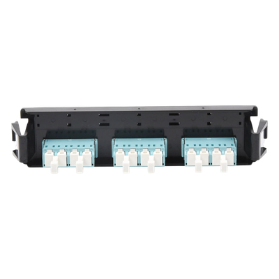 SIEMON RIC-F-LCQ12-01C - Placa acopladora de Fibra Óptica Quick-Pack, Con 6 Conectores LC Duplex (12 Fibras), Para Fibra Multimodo | SIERRA STORE