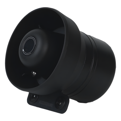 Sirena/Bocina Compacta / 50 W / 119 dB / 12 VCD / Aleación de Aluminio / 4.3 x 5 pulgadas | SIERRA STORE