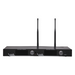Kit de Micrófonía Inalámbrica UHF / 2 Micrófonos Lavalier / 200 Canales / Alcance 100 m (328 ft) / 15 Horas de Batería / Pantalla LCD | SIERRA STORE