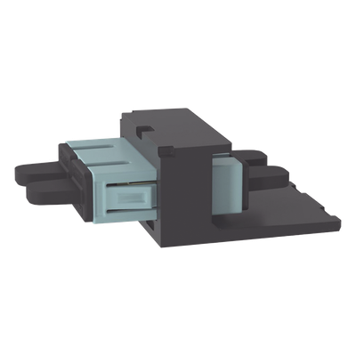 PANDUIT CMDAQSCZBL - Módulo Acoplador / SC Duplex / Fibra Multimodo OM3/OM4 / Mini-Com / Cerámica Zirconia / Color Aqua | SIERRA STORE