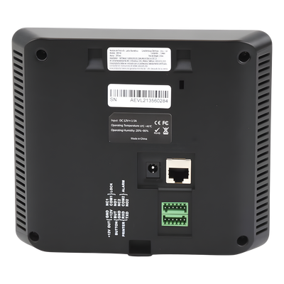 Terminal Biométrica Facial / 1,500 Usuarios / Pantalla 2.8" / TCP-IP USB / Control 1 Puerta / ADMS | SIERRA STORE