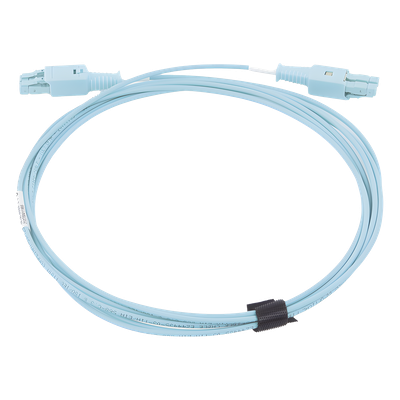 SIEMON FBP-LCLC5V-03AQ - Jumper de Fibra Óptica BladePatch LC-LC Duplex, Multimodo 50/125 OM4, OFNR, Color Aqua, 3 Metros | SIERRA STORE