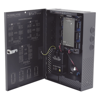 Controlador de Acceso IP / 2 Puertas Expandible a 4 / 20,000 Usuarios / 30,000 Eventos / TCP-IP / Gabinete con LED y Fuente | SIERRA STORE