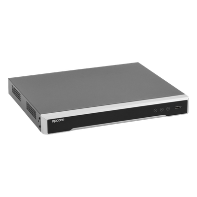 EPCOM EV-8016-TURBO - DVR  16 Canales 4K TURBOHD + 16 Canales IP / 8 Megapixel/ Audio por Coaxitron/ 2 Bahías de Disco Duro / 4 | SIERRA STORE